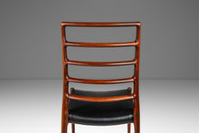 Load image into Gallery viewer, Danish Modern Møller Model No. 82 Ladderback Side Chair in Teak & Leather for J.L. Møllers Møbelfabrik, Denmark, c. 1960's-ABT Modern