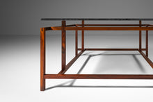 Load image into Gallery viewer, Danish Modern Rosewood & Smoked Glass Coffee Table by Henning Nørgaard for Komfort of Denmark, c. 1960's-ABT Modern