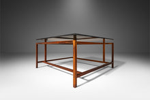 Load image into Gallery viewer, Danish Modern Rosewood & Smoked Glass Coffee Table by Henning Nørgaard for Komfort of Denmark, c. 1960's-ABT Modern