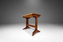 Load image into Gallery viewer, Danish Modern Set of Three Nesting Tables in Teak by Kai Kristiansen for Vildbjerg Møbelfabrik, Denmark, c. 1960's-ABT Modern