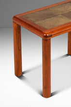 Load image into Gallery viewer, Danish Modern Side / Accent Table in Teak with Tile Top Inlay by Tue Poulson for Hsalev Furniture, Denmark, c. 1960s-ABT Modern