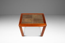 Load image into Gallery viewer, Danish Modern Side / Accent Table in Teak with Tile Top Inlay by Tue Poulson for Hsalev Furniture, Denmark, c. 1960s-ABT Modern