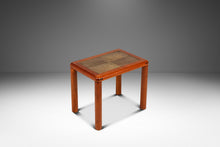Load image into Gallery viewer, Danish Modern Side / Accent Table in Teak with Tile Top Inlay by Tue Poulson for Hsalev Furniture, Denmark, c. 1960s-ABT Modern