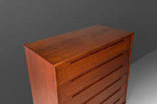Load image into Gallery viewer, Danish Modern Six-Drawer Tall Dresser in Teak by Nils Jonsson for Torring Møbelfabrik Produced by HJN Mobler, Denmark, c. 1960's-ABT Modern