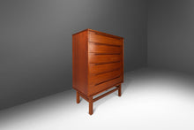 Load image into Gallery viewer, Danish Modern Six-Drawer Tall Dresser w/ Matching End Tables in Teak by Nils Jonsson for Torring Møbelfabrik Produced by HJN Mobler, c. 1960-ABT Modern