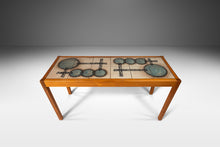 Load image into Gallery viewer, Danish Modern Sofa Table with Tile Inlay by Poul H. Poulsen for Gangsø Møbler, Denmark, c. 1970's-ABT Modern