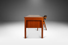 Load image into Gallery viewer, Danish Modern Teak Writer's Desk with Sliding Top by Peter Løvig Nielsen for Løvig Dansk, Denmark, c. 1960's-ABT Modern