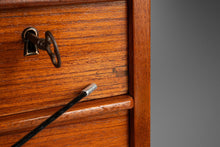 Load image into Gallery viewer, Danish Modern Teak Writer's Desk with Sliding Top by Peter Løvig Nielsen for Løvig Dansk, Denmark, c. 1960's-ABT Modern
