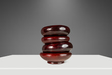 Load image into Gallery viewer, Danish Organic Modern Minimalist Hand-Turned Serving Bowls in Solid Cherry Wood, USA, c. 1960's-ABT Modern