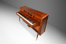 Load image into Gallery viewer, Early Mid-Century Modern Baldwin Acrosonic Piano in Walnut and Caning, USA, c. 1961-ABT Modern