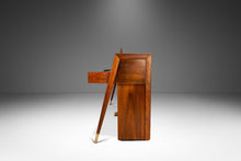 Load image into Gallery viewer, Early Mid-Century Modern Baldwin Acrosonic Piano in Walnut and Caning, USA, c. 1961-ABT Modern