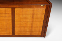 Load image into Gallery viewer, Early Mid-Century Modern Baldwin Acrosonic Piano in Walnut and Caning, USA, c. 1961-ABT Modern