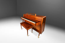 Load image into Gallery viewer, Early Mid-Century Modern Baldwin Acrosonic Piano in Walnut and Caning, USA, c. 1961-ABT Modern