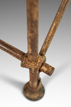 Load image into Gallery viewer, Early Patinaed Wrought Iron and Leather Armchair Lounge Chair / Armchair Attributed to Ilana Goor, Israel, c. 1960's-ABT Modern