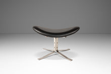Load image into Gallery viewer, Early Restored Mid-Century Modern EJ 5 'Corona' Chair & Ottoman Set by Poul Volther for Erik Jørgensen, Denmark, c. 1960s-ABT Modern