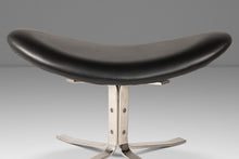 Load image into Gallery viewer, Early Restored Mid-Century Modern EJ 5 'Corona' Chair & Ottoman Set by Poul Volther for Erik Jørgensen, Denmark, c. 1960s-ABT Modern