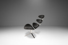 Load image into Gallery viewer, Early Restored Mid-Century Modern EJ 5 'Corona' Chair & Ottoman Set by Poul Volther for Erik Jørgensen, Denmark, c. 1960s-ABT Modern