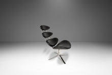 Load image into Gallery viewer, Early Restored Mid-Century Modern EJ 5 'Corona' Chair & Ottoman Set by Poul Volther for Erik Jørgensen, Denmark, c. 1960s-ABT Modern