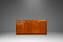 Load image into Gallery viewer, Elegant Mid-Century Danish Modern Cabinet / Sideboard / Credenza in Teak & Brass by D-Scan, c. 1980's-ABT Modern