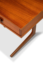 Load image into Gallery viewer, Exceptional Danish Mid-Century Modern Teak Cantilever Executive Desk by Georg Petersens, Denmark, c. 1960s-ABT Modern
