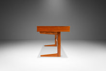 Load image into Gallery viewer, Exceptional Danish Mid-Century Modern Teak Cantilever Executive Desk by Georg Petersens, Denmark, c. 1960s-ABT Modern