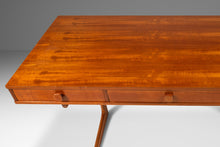 Load image into Gallery viewer, Exceptional Danish Mid-Century Modern Teak Cantilever Executive Desk by Georg Petersens, Denmark, c. 1960s-ABT Modern