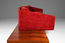 Load image into Gallery viewer, Expansive 12-Foot Mid-Century Modern Brutalist Platform Sofa in Walnut & Red Tweed by Adrian Pearsall for Craft Associates, USA, c. 1960's-ABT Modern