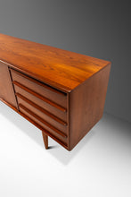 Load image into Gallery viewer, Expansive 8ft Danish Mid-Century Modern Credenza in Teak by Svend A. Madsen for Falster Møbelfabrik, Denmark, c. 1960s-ABT Modern