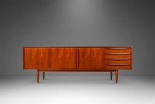 Load image into Gallery viewer, Expansive 8ft Danish Mid-Century Modern Credenza in Teak by Svend A. Madsen for Falster Møbelfabrik, Denmark, c. 1960s-ABT Modern