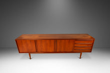 Load image into Gallery viewer, Expansive 8ft Danish Mid-Century Modern Credenza in Teak by Svend A. Madsen for Falster Møbelfabrik, Denmark, c. 1960s-ABT Modern