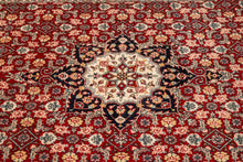 Load image into Gallery viewer, Expansive Authentic Vintage Handwoven Woolen Persian Kashan Rectangular Rug 9 Ft x 6 ft, c. 1950s-ABT Modern
