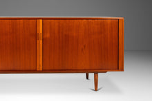 Load image into Gallery viewer, Expansive Danish Mid-Century Modern Credenza / Sideboard w/ Tambour Doors in Teak Attributed to Arne Vodder, Denmark, c. 1960s-ABT Modern