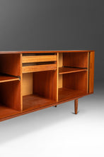 Load image into Gallery viewer, Expansive Danish Mid-Century Modern Credenza / Sideboard w/ Tambour Doors in Teak Attributed to Arne Vodder, Denmark, c. 1960s-ABT Modern