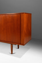 Load image into Gallery viewer, Expansive Danish Mid-Century Modern Credenza / Sideboard w/ Tambour Doors in Teak Attributed to Arne Vodder, Denmark, c. 1960s-ABT Modern