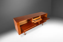 Load image into Gallery viewer, Expansive Danish Mid-Century Modern Credenza / Sideboard w/ Tambour Doors in Teak Attributed to Arne Vodder, Denmark, c. 1960s-ABT Modern