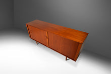 Load image into Gallery viewer, Expansive Danish Mid-Century Modern Credenza / Sideboard w/ Tambour Doors in Teak Attributed to Arne Vodder, Denmark, c. 1960s-ABT Modern