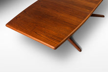 Load image into Gallery viewer, Expansive Danish Mid Century Modern Extension Dining Table in Teak w/ Two Leaves, Denmark, c. 1960's-ABT Modern