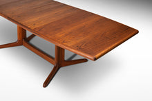 Load image into Gallery viewer, Expansive Danish Mid Century Modern Extension Dining Table in Teak w/ Two Leaves, Denmark, c. 1960's-ABT Modern
