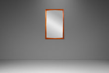 Load image into Gallery viewer, Expansive Mid-Century Modern Wall Hanging Mirror in Solid Walnut by Drexel, USA, c. 1960s-ABT Modern