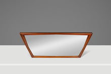 Load image into Gallery viewer, Expansive Mid-Century Modern Wall Hanging Mirror in Solid Walnut by Drexel, USA, c. 1960s-ABT Modern