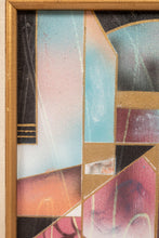 Load image into Gallery viewer, Framed Signed Mid-Century Modern Geometric Abstraction Oil on Canvas Painting by Fred Blassingham, USA, c. 1980s-ABT Modern