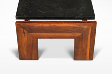 Load image into Gallery viewer, Heirloom Brutalist Mid-Century Modern Coffee Table in Solid Walnut & Slate by Adrian Pearsall for Craft Associates, USA, c. 1960's-ABT Modern
