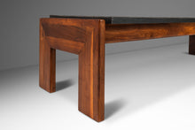 Load image into Gallery viewer, Heirloom Brutalist Mid-Century Modern Coffee Table in Solid Walnut & Slate by Adrian Pearsall for Craft Associates, USA, c. 1960's-ABT Modern