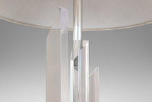 Load image into Gallery viewer, Hollywood Regency Geometric Sculptural "Skyscraper" Prism Table Lamp in Translucent Lucite, USA, c. 1970's-ABT Modern