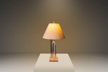 Load image into Gallery viewer, Hollywood Regency Geometric Sculptural "Skyscraper" Prism Table Lamp in Translucent Lucite, USA, c. 1970's-ABT Modern