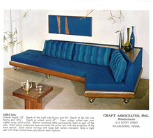 Load image into Gallery viewer, Iconic Adrian Pearsall Model 2300-S "Boomerang" Sofa in Walnut & Knoll Bouclé, USA, c. 1960s-ABT Modern