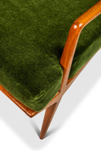 Load image into Gallery viewer, Italian Mid-Century Modern Lounge Chair & Ottoman in Walnut and Mohair by Carlo de Carli for M. Singer and Sons, Italy-USA, 1950s-ABT Modern