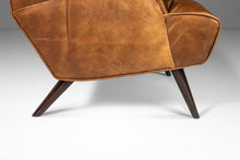 Load image into Gallery viewer, Italian Modern Low Profile Lounge Chair Newly Re-upholstered in Leather Attributed to Carlo de Carli, Italy, c. 1960's-ABT Modern