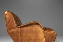 Load image into Gallery viewer, Italian Modern Low Profile Lounge Chair Newly Re-upholstered in Leather Attributed to Carlo de Carli, Italy, c. 1960's-ABT Modern