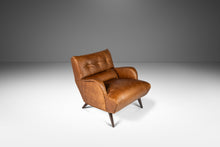 Load image into Gallery viewer, Italian Modern Low Profile Lounge Chair Newly Re-upholstered in Leather Attributed to Carlo de Carli, Italy, c. 1960's-ABT Modern